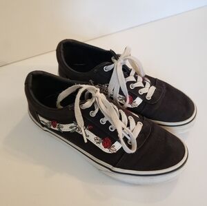 Vans Old Skool Floral Skate Shoes Sneakers Size 3